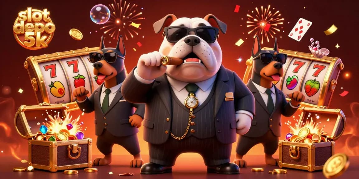 Experience the thrill of slot depo 5k games with vibrant 3D characters and dynamic casino elements.