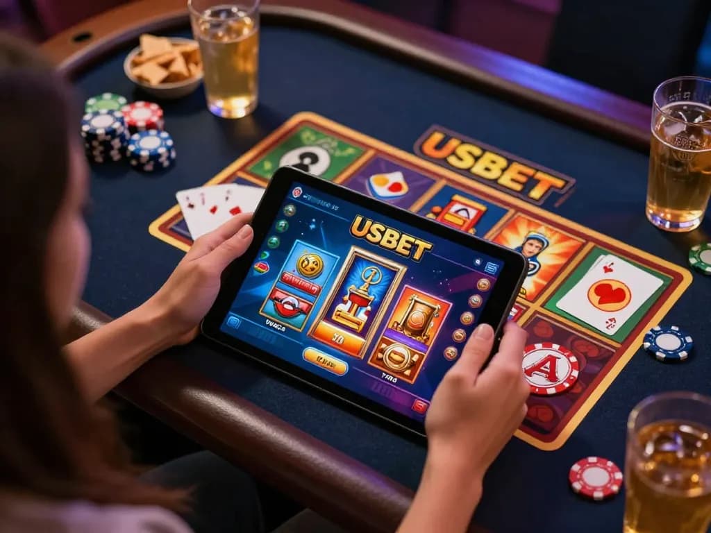 Experience thrilling gameplay on USBET with vibrant visuals and strategic betting moments.