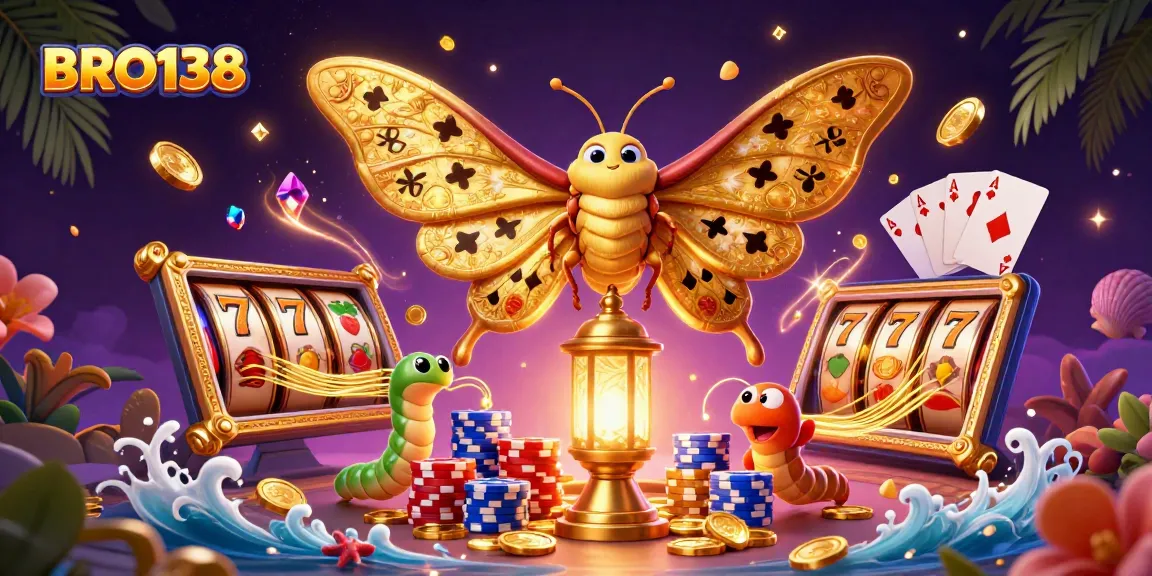 Engage with BRO138's thrilling slot experience featuring vibrant colors, lucky symbols, and dynamic gameplay.