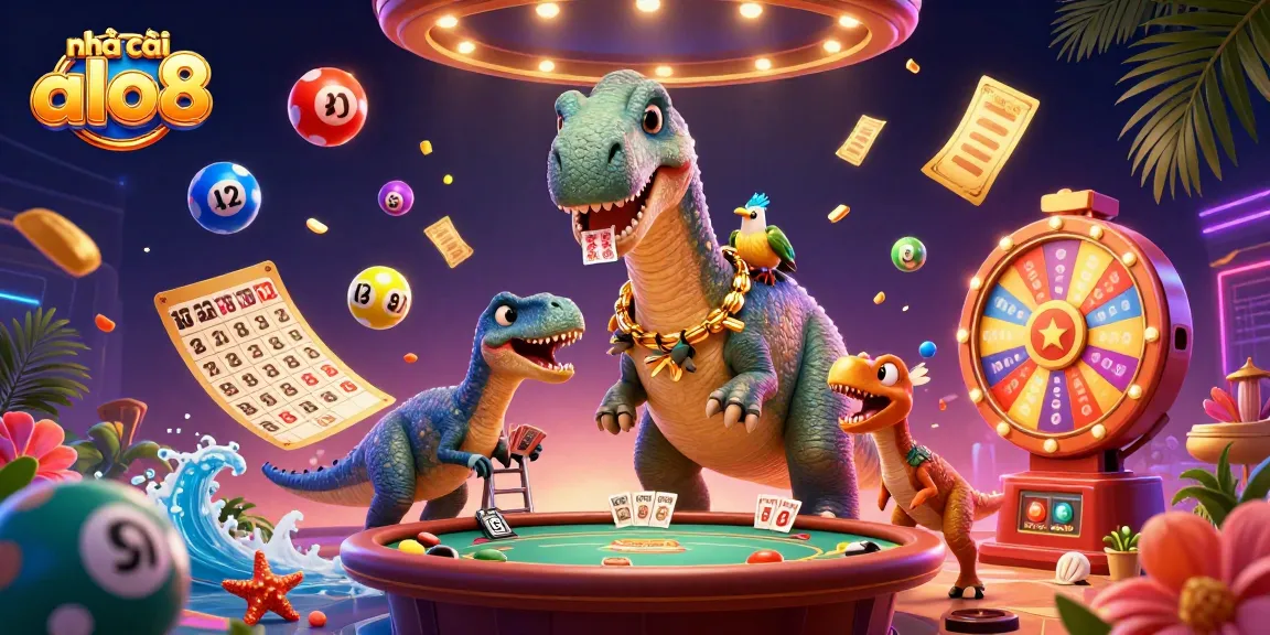 Engage in thrilling games at nhà cái alo8 with a vibrant 3D casino atmosphere.