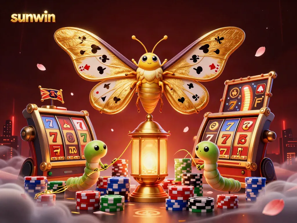 Experience thrilling gameplay at sunwin with rotating slot reels and vibrant jackpot visuals.