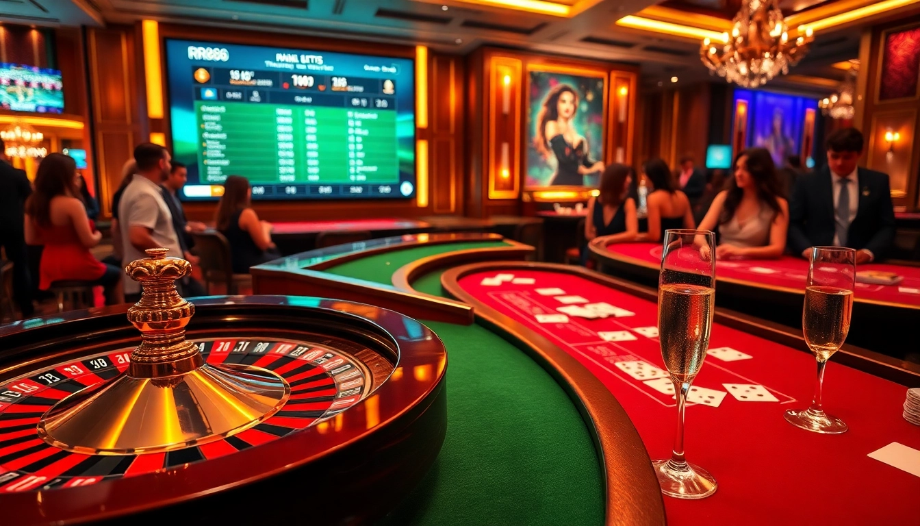 Experience thrilling gameplay at https://rr88co.net/ with elegant casino tables and exciting betting options.