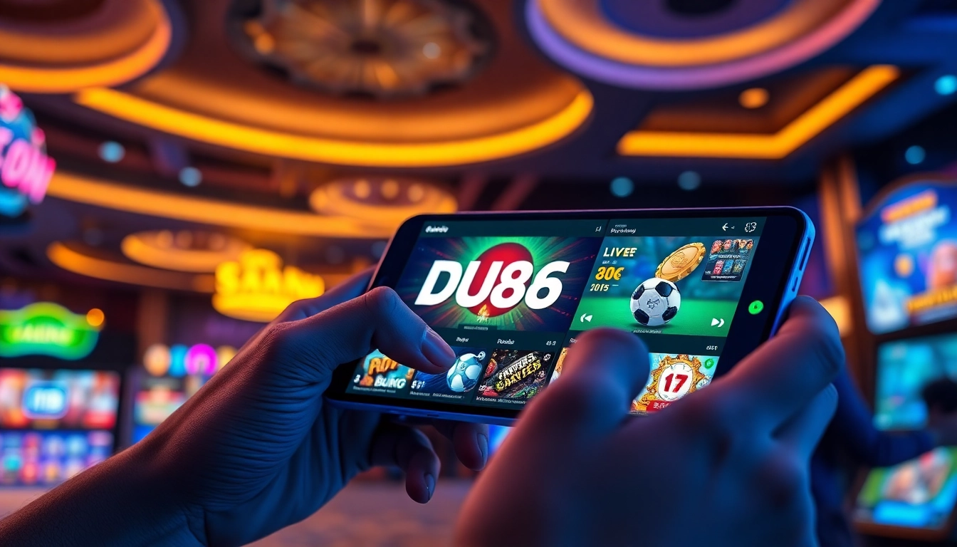 Experience thrilling gameplay at DU88, Vietnam's top online betting platform featuring live sports and casino games.