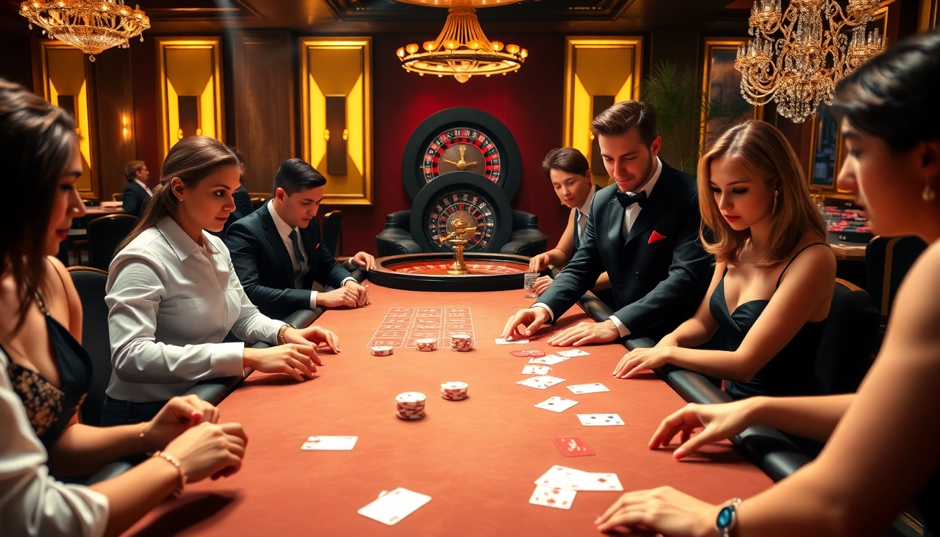 Exciting gaming experience at OK365 with poker chips and playing cards.