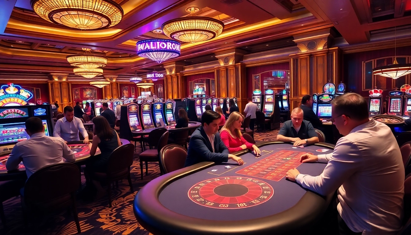 Experience the excitement of MB66 in a luxurious casino setting filled with thrilling games.