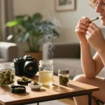 Buy weed shake online: Enjoying a relaxed afternoon with high-quality weed shake and kief.